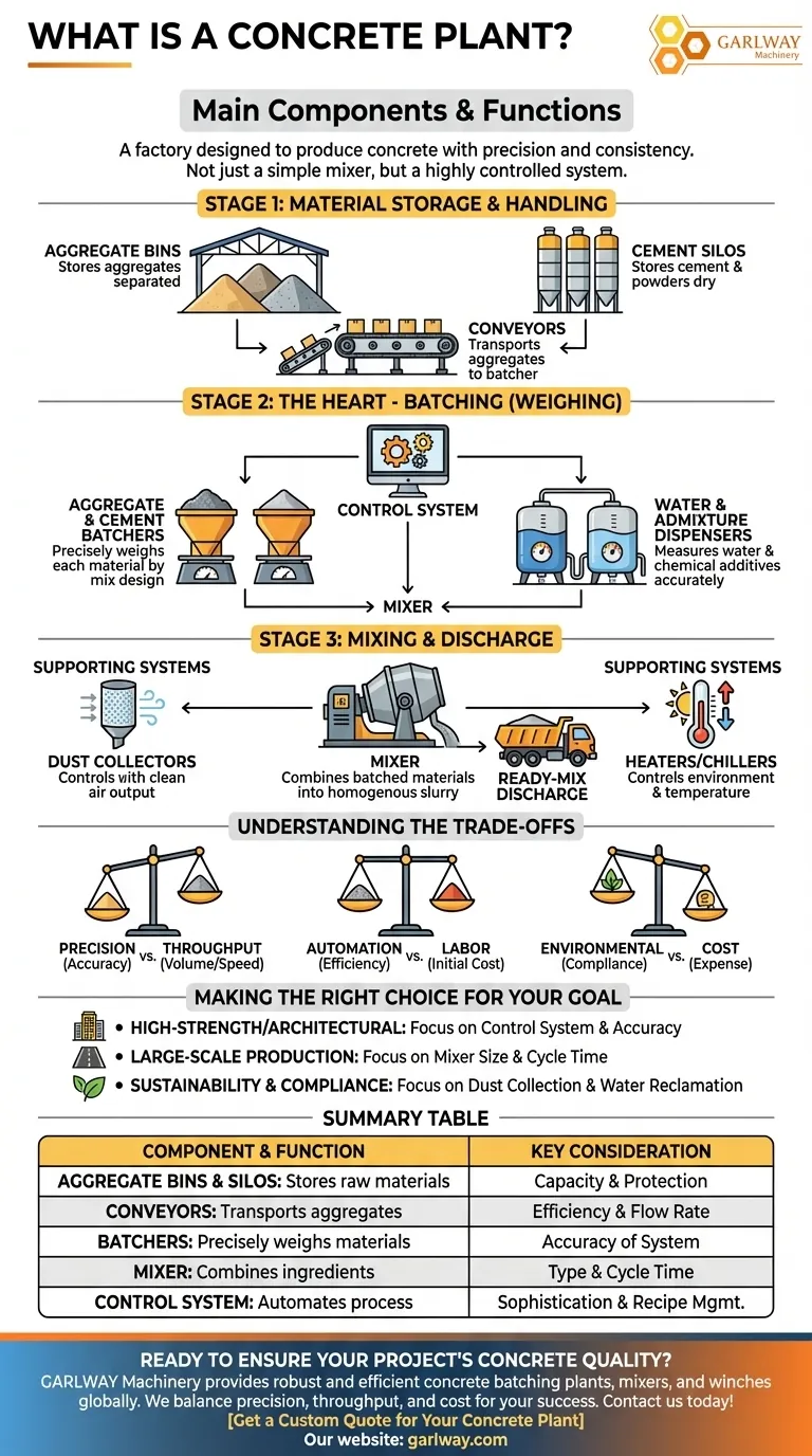 콘크리트 플랜트란 무엇이며 주요 구성 요소는 무엇인가요? 전체 시스템 분석 시각적 가이드