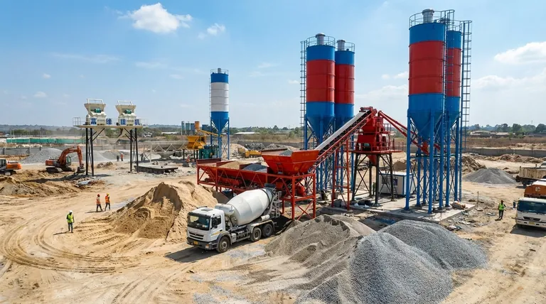ما هي التطبيقات الرئيسية لمصانع الخرسانة؟ تشغيل مشاريع الخرسانة الجاهزة، والخرسانة مسبقة الصب، ومشاريع البنية التحتية