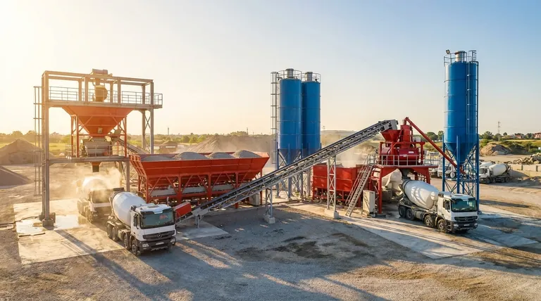 콘크리트 배치 플랜트의 일반적인 작동 원리는 무엇인가요? | 정밀도 및 자동화 설명