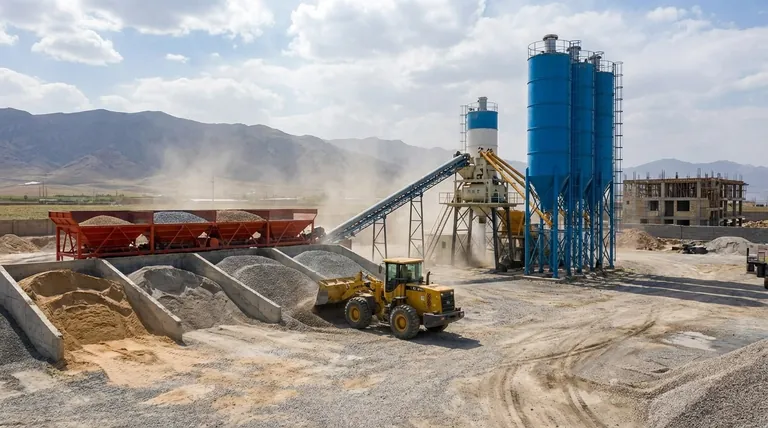 Wie werden Rohmaterialien in einem Betonmischanlagen aufbereitet? Sorgen Sie für konsistenten, hochwertigen Beton
