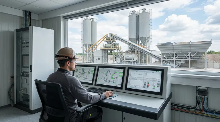 콘크리트 배치 플랜트에는 어떤 제어 시스템이 사용됩니까? 플랜트의 효율성 및 품질 최적화