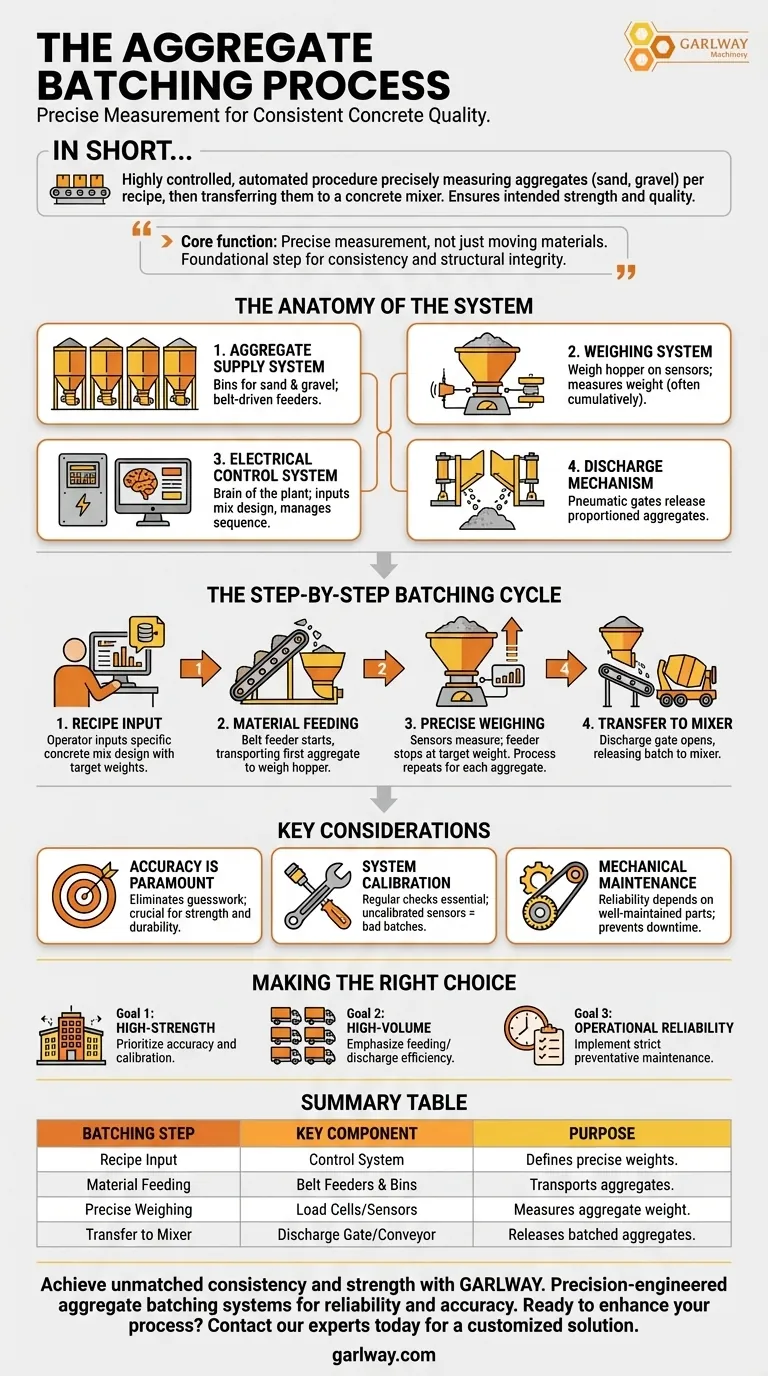 골재 배치 공정 중에 어떤 일이 발생합니까? 우수한 콘크리트 품질을 위한 정밀 제어 시각적 가이드