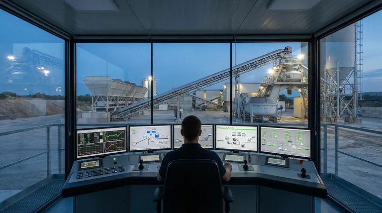 콘크리트 배치 플랜트에서 제어 시스템은 어떤 역할을 합니까? 품질 및 효율성을 위한 두뇌