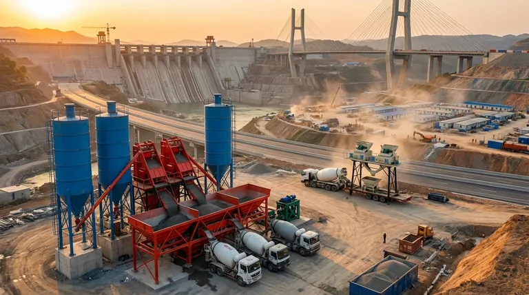 콘크리트 배치 플랜트는 일반적으로 어떤 유형의 프로젝트에 사용됩니까? 대규모 건설에 필수적