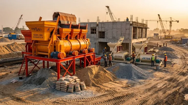 ボリュームミキサーの技術はいつ開発されましたか? 1960年代の現場コンクリート製造の革新