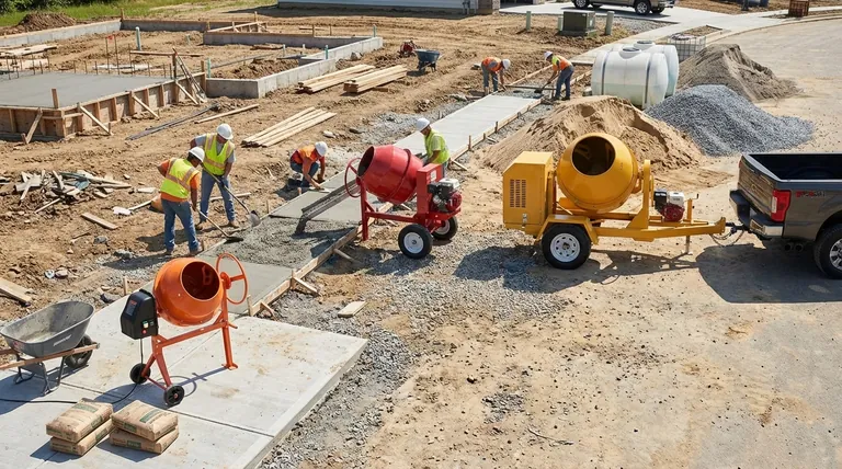¿Qué opciones de tamaño están disponibles para las hormigoneras in situ? Encuentre el ajuste perfecto para su proyecto